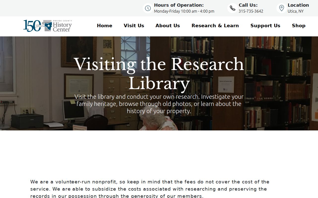 Oneida County city directory research library at Oneida County History Center