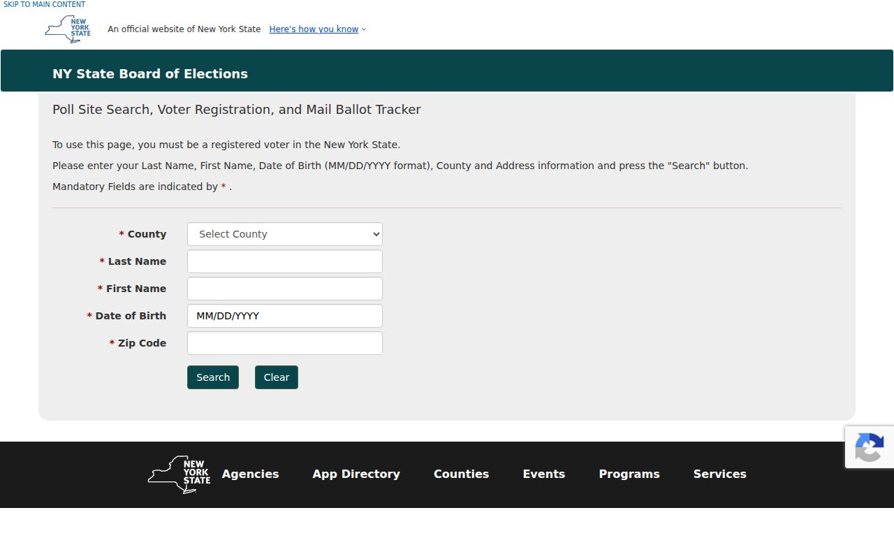 Oneida County residents directory voter registration lookup fields
