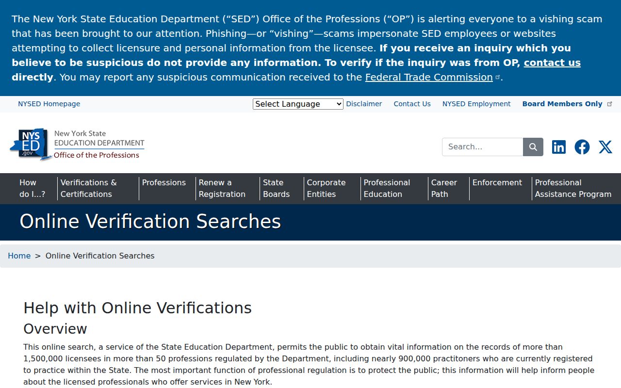 Oneida County residents directory professional license verification options